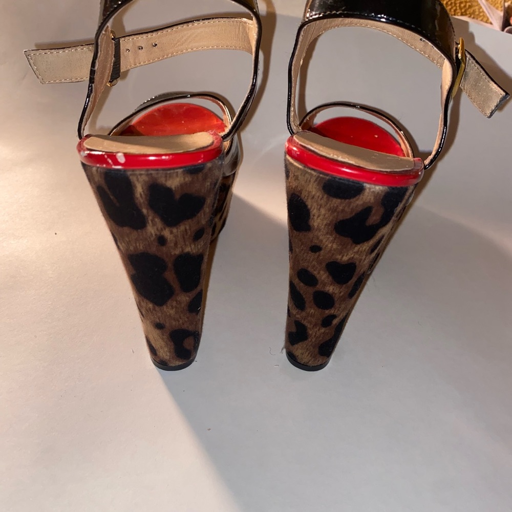 Marco Santi Animal print wedges